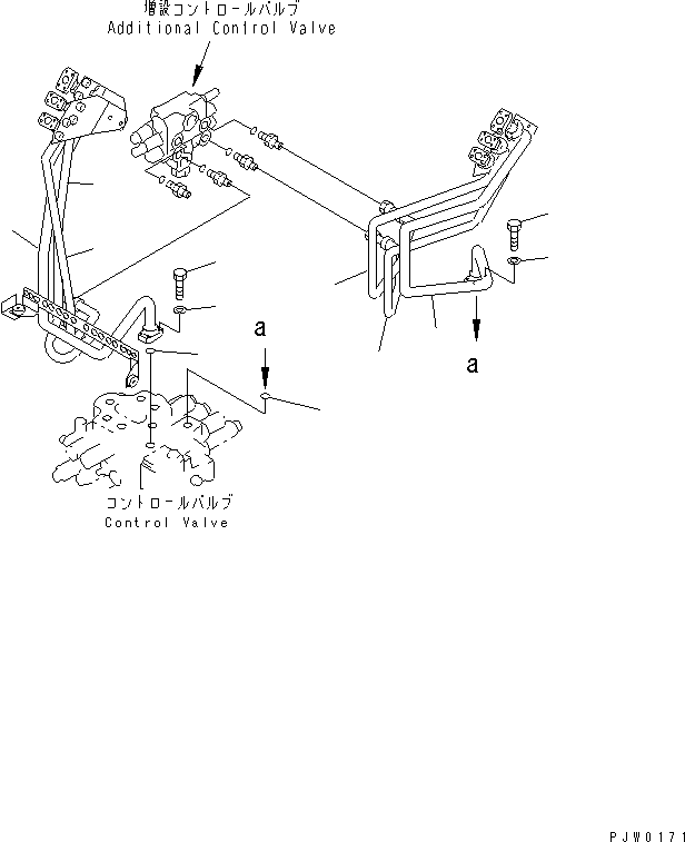 Трубка правая 423-V89-2270 KOMATSU