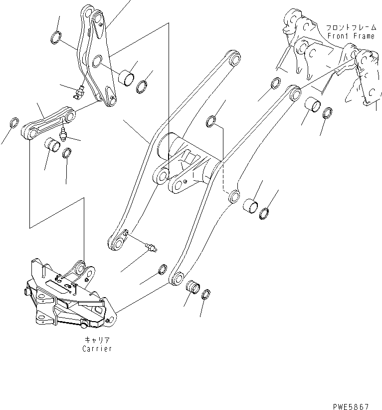 LIFT ARM ASS'Y 423-904-2760 KOMATSU