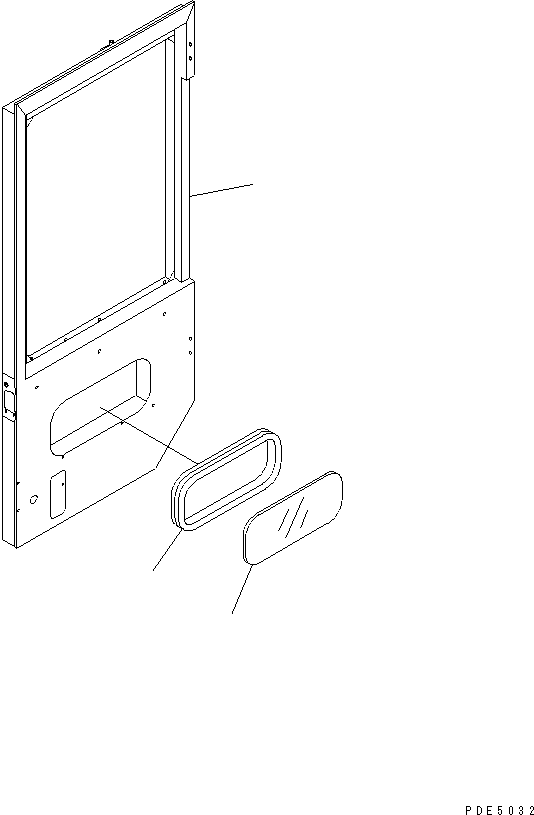 DOOR ASS'Y,L.H. 423-923-3400 KOMATSU
