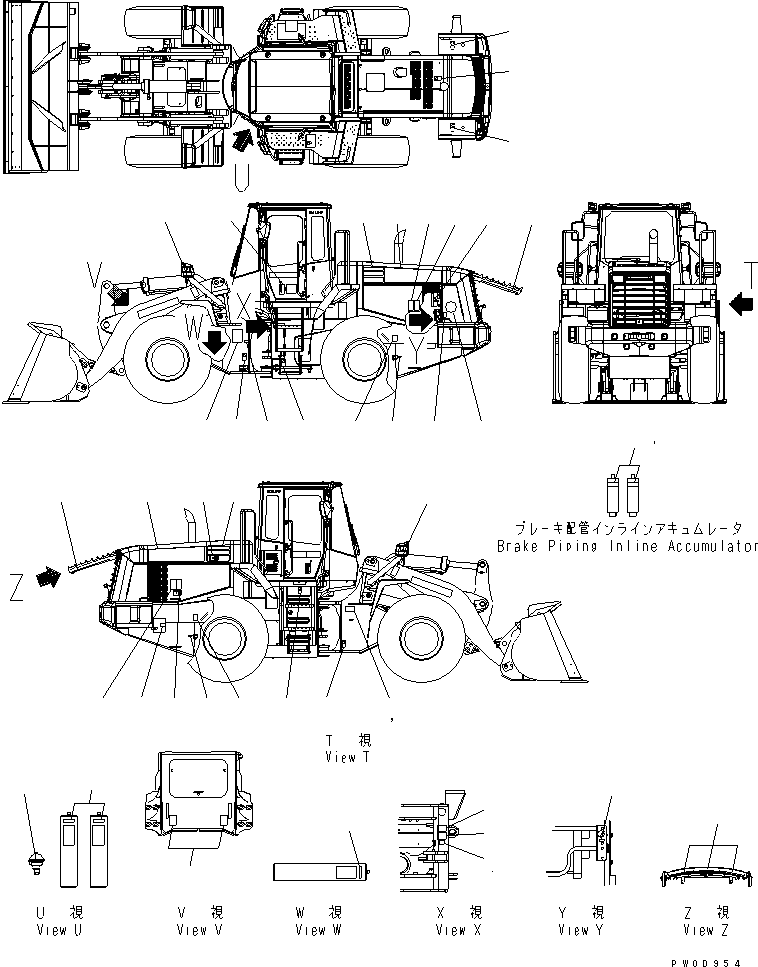 PLATE,EXHAUST GAS COUNTERPLAN 09967-20200 KOMATSU