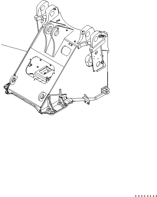 FRAME¤ FRONT 423-Z94-3540 KOMATSU