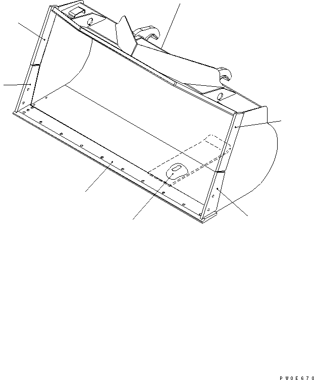 Пластина (сварная) 423-840-3A10 KOMATSU