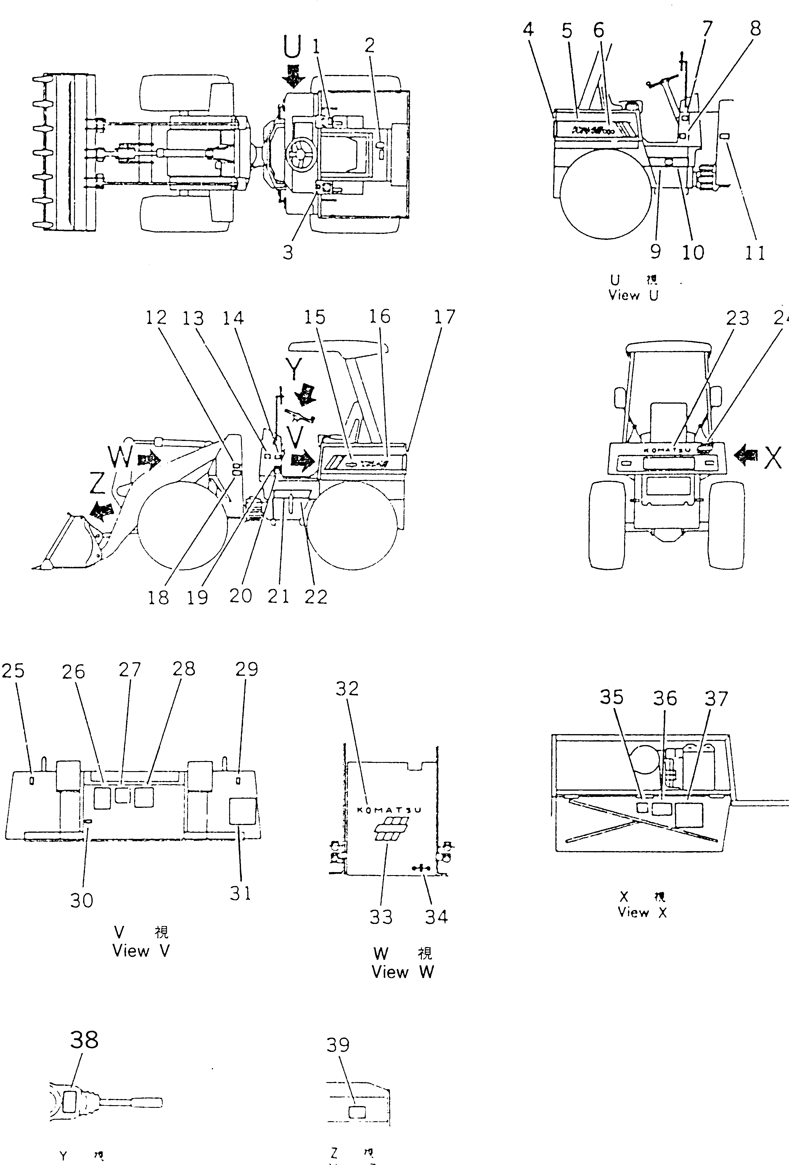 CHART¤ OIL 363-54-16110 KOMATSU