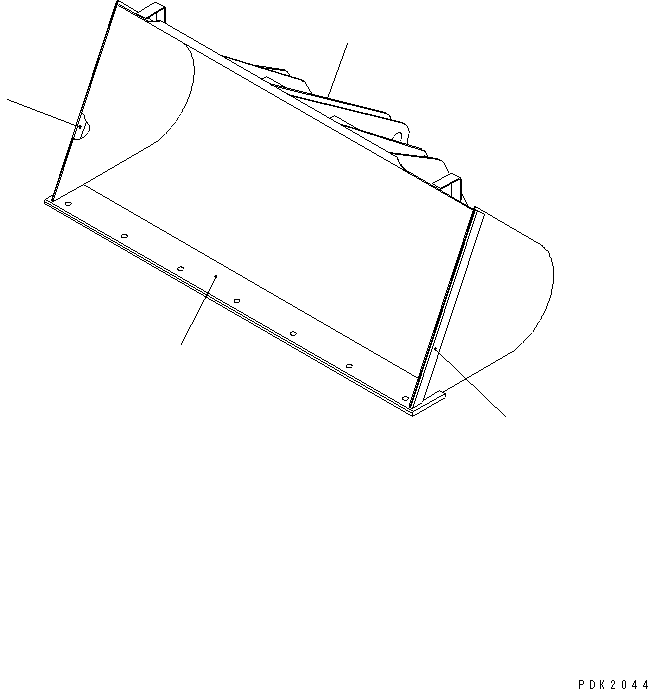 BUCKET,URETHANE 363-Z80-3200 KOMATSU