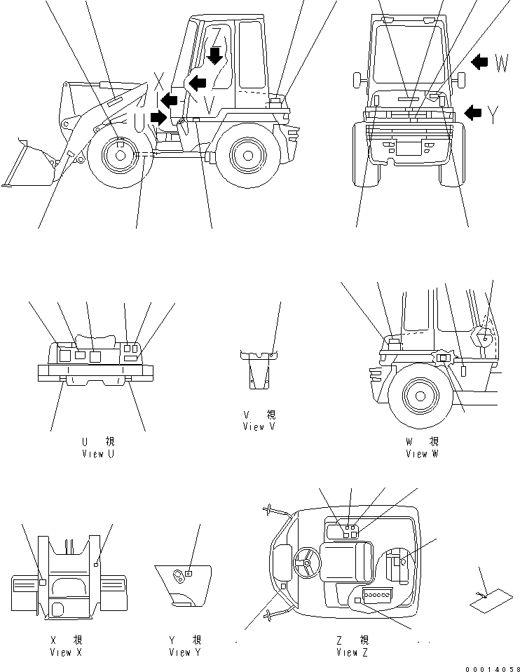 PLATE,DATA 363-93-32110 KOMATSU