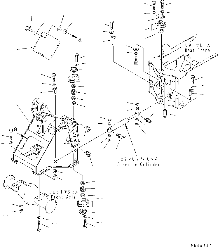 FRAME,FRONT 424-S95-2420 KOMATSU
