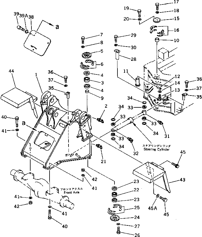 FRAME,FRONT 424-46-11071 KOMATSU