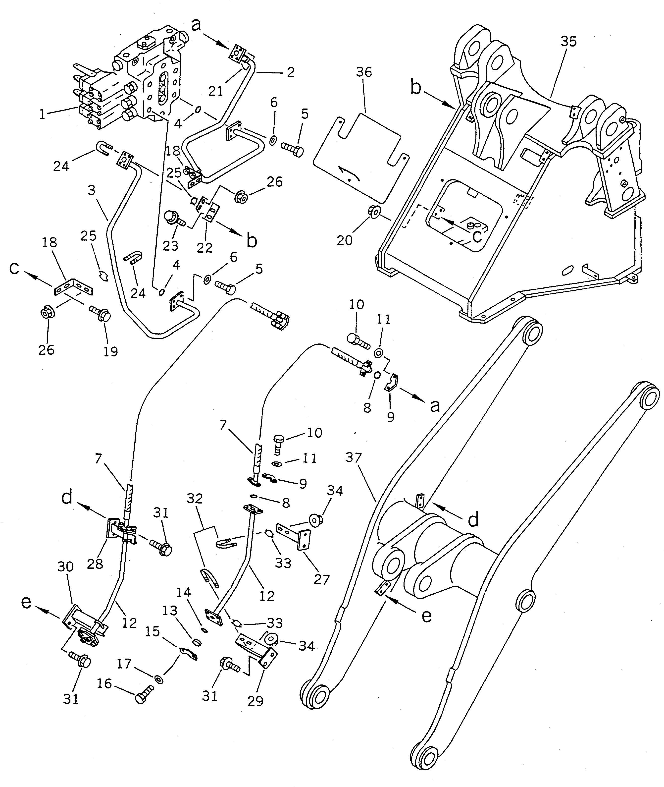 ARM,LIFT (MODIFIED PARTS) 424-877-1331 KOMATSU