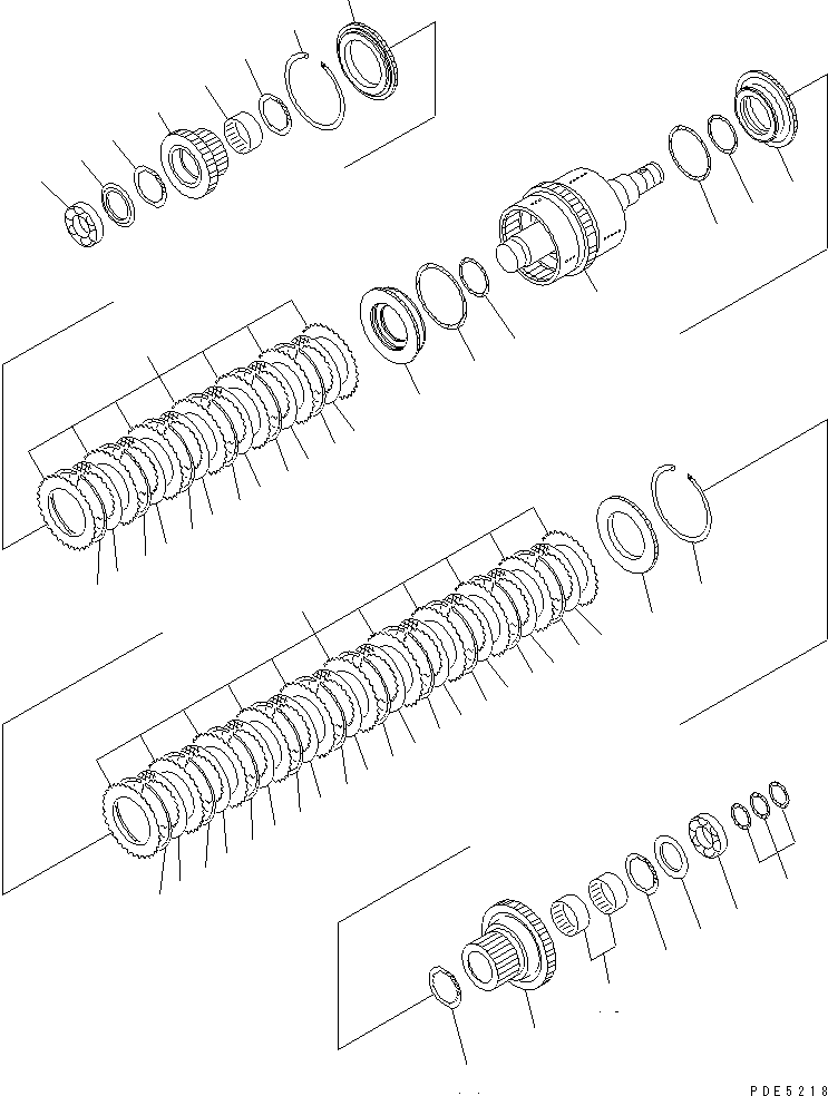 TRANSMISSION ASS'Y,(FOR EMERGENCY STEERING) (714-17-10041) KOMATSU
