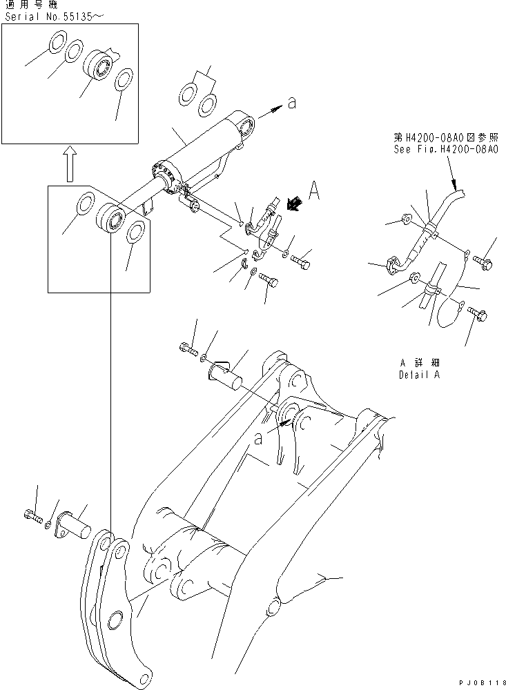 Группа цилиндра 707-01-X7140 KOMATSU
