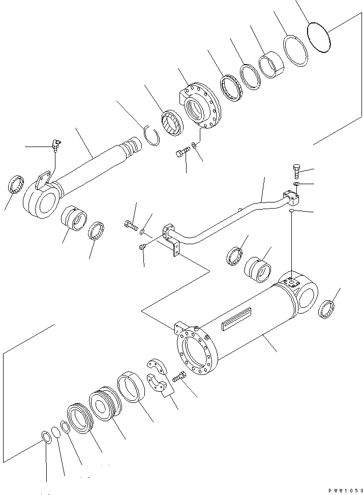 CYLINDER GROUP,DUMP (\8\707-01-X7130) KOMATSU