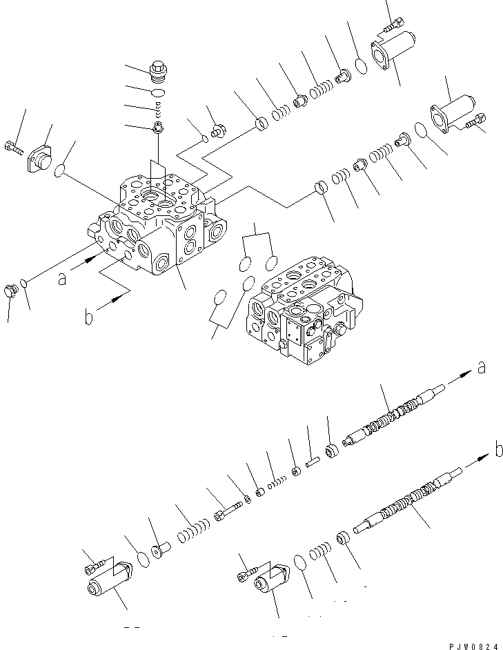 Управляющий клапан 709-94-11700 KOMATSU