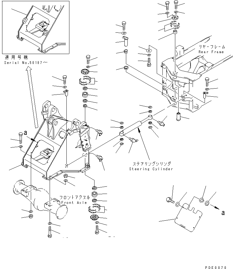 Передняя крышка 424-S35-2340 KOMATSU