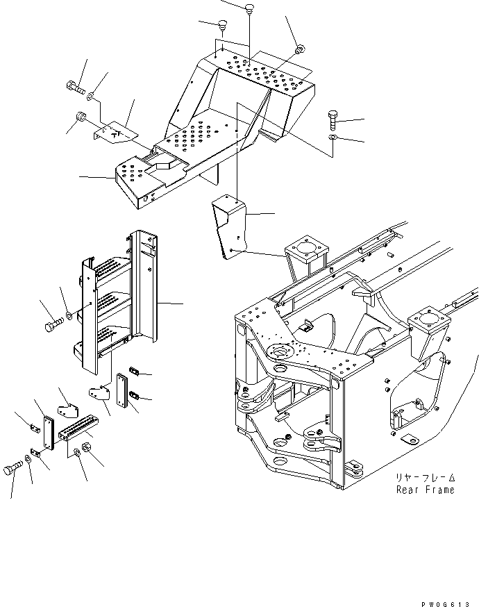 FLOOR,R.H. 424-944-3121 KOMATSU