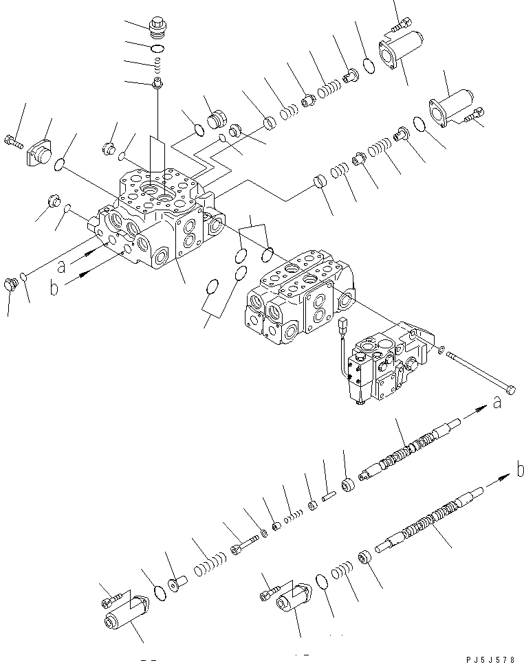 Управляющий клапан 709-94-11900 KOMATSU