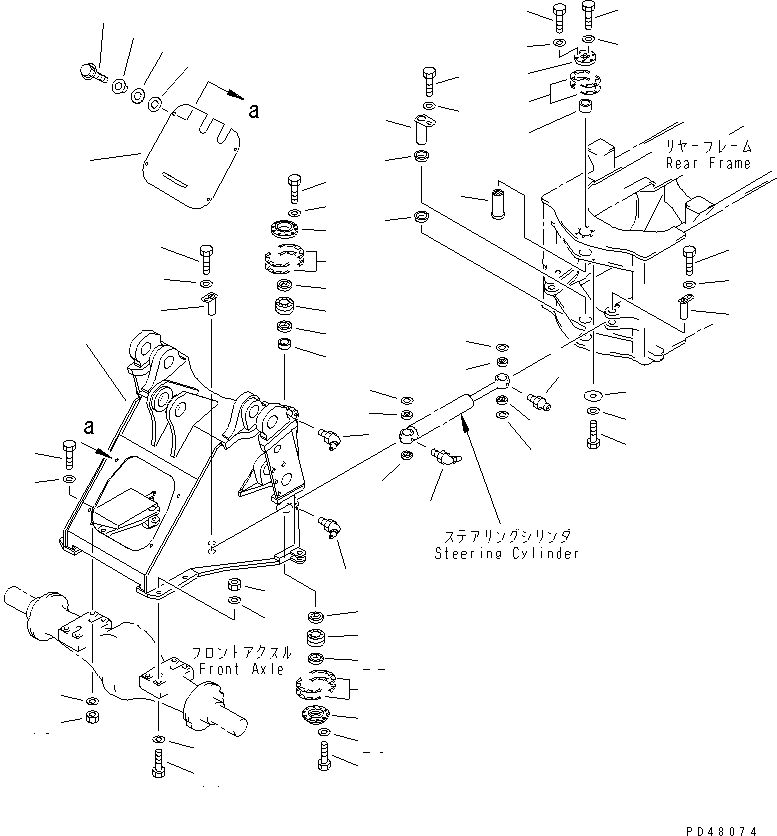 FRAME,FRONT 421-877-2280 KOMATSU