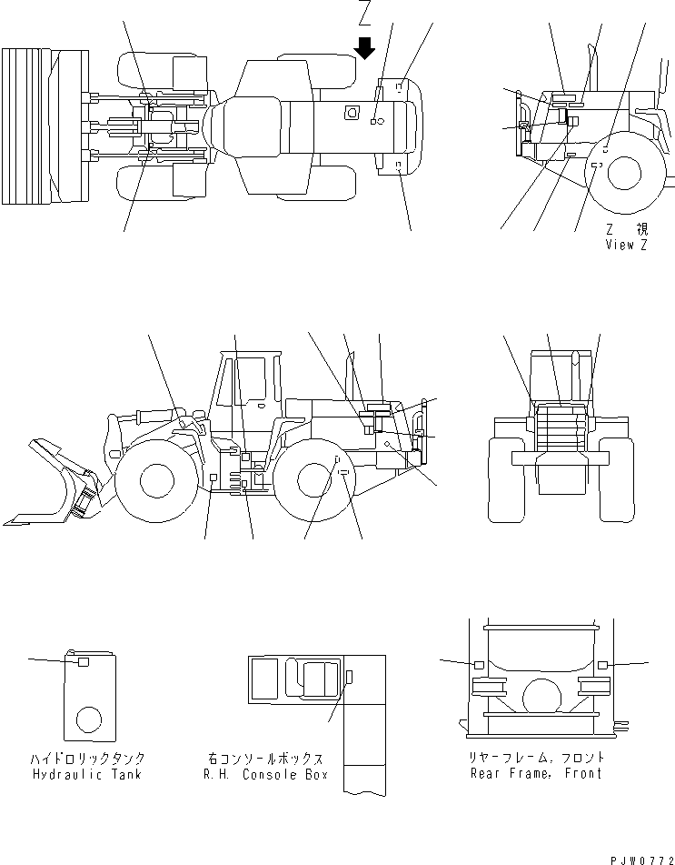 CHART¤ OIL 421-93-21143 KOMATSU