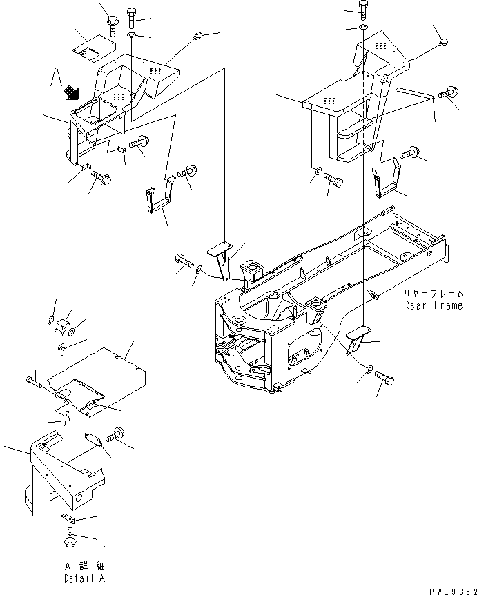 FLOOR,R.H. 421-54-24220 KOMATSU