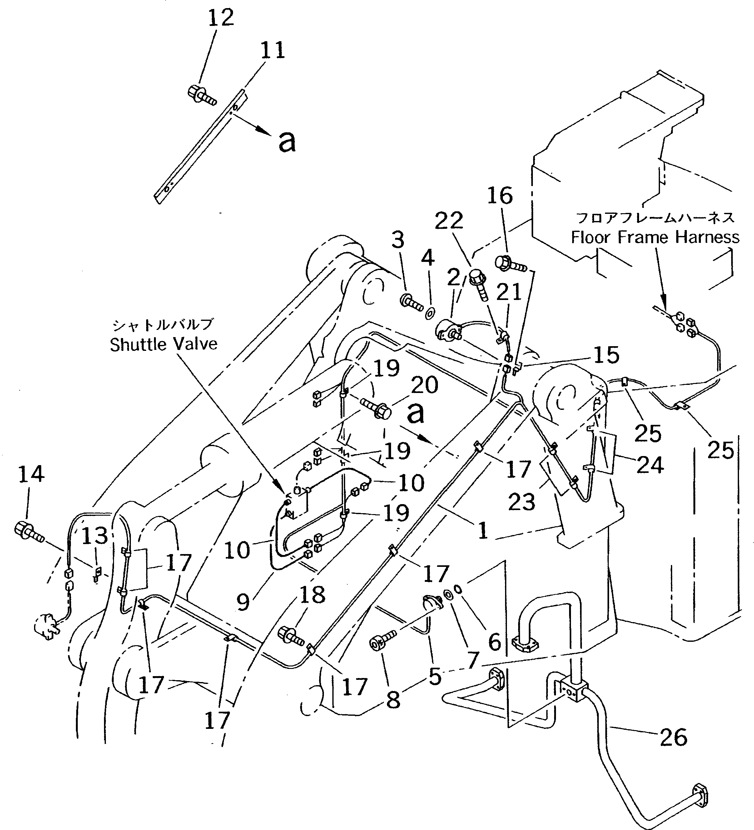 TUBE,(SEE FIG.6431) (421-U94-2311) KOMATSU