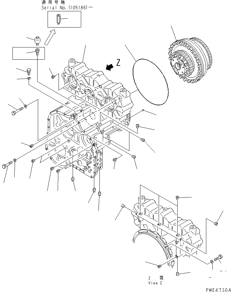 Ниппель 556-22-13170 KOMATSU
