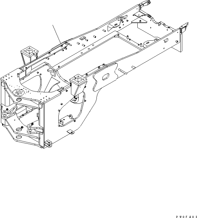 Задняя рама 421-Z94-3441 KOMATSU
