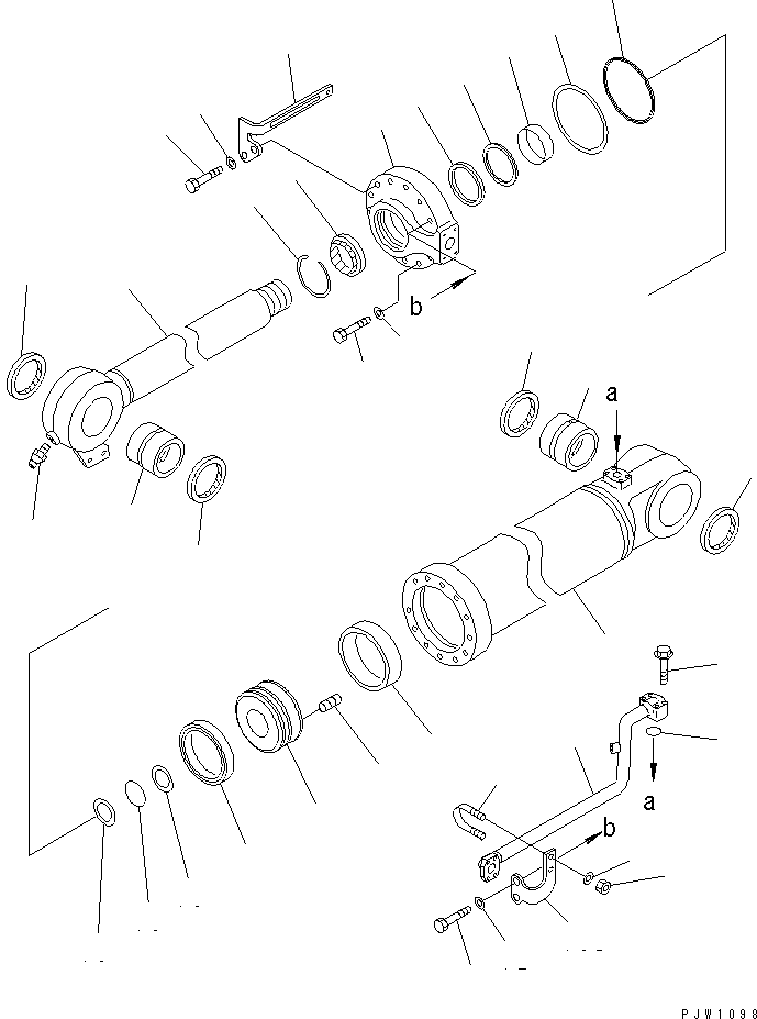 Опорное кольцо (комплект) \0\07001-05100 KOMATSU