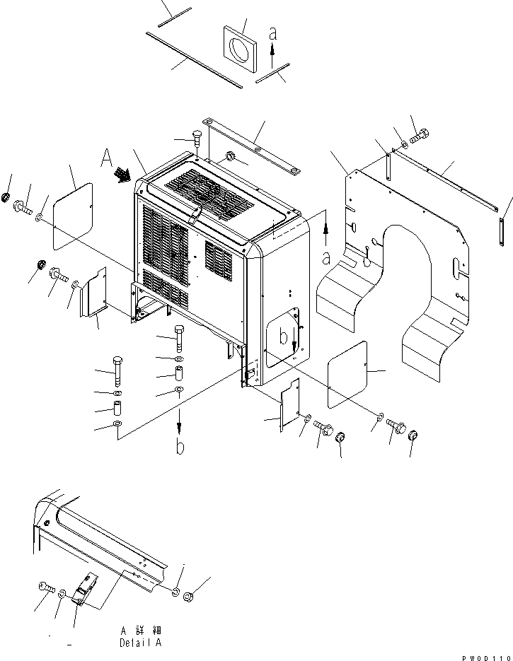 BULKHEAD 421-54-31124 KOMATSU