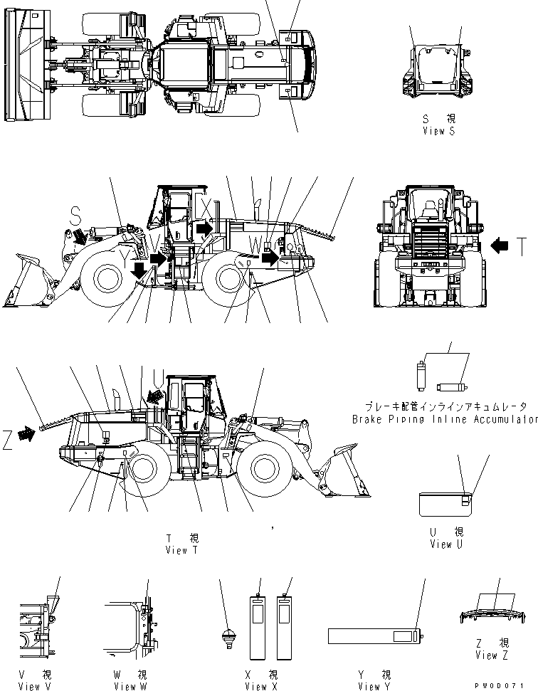Табличка смазки 421-93-23311 KOMATSU