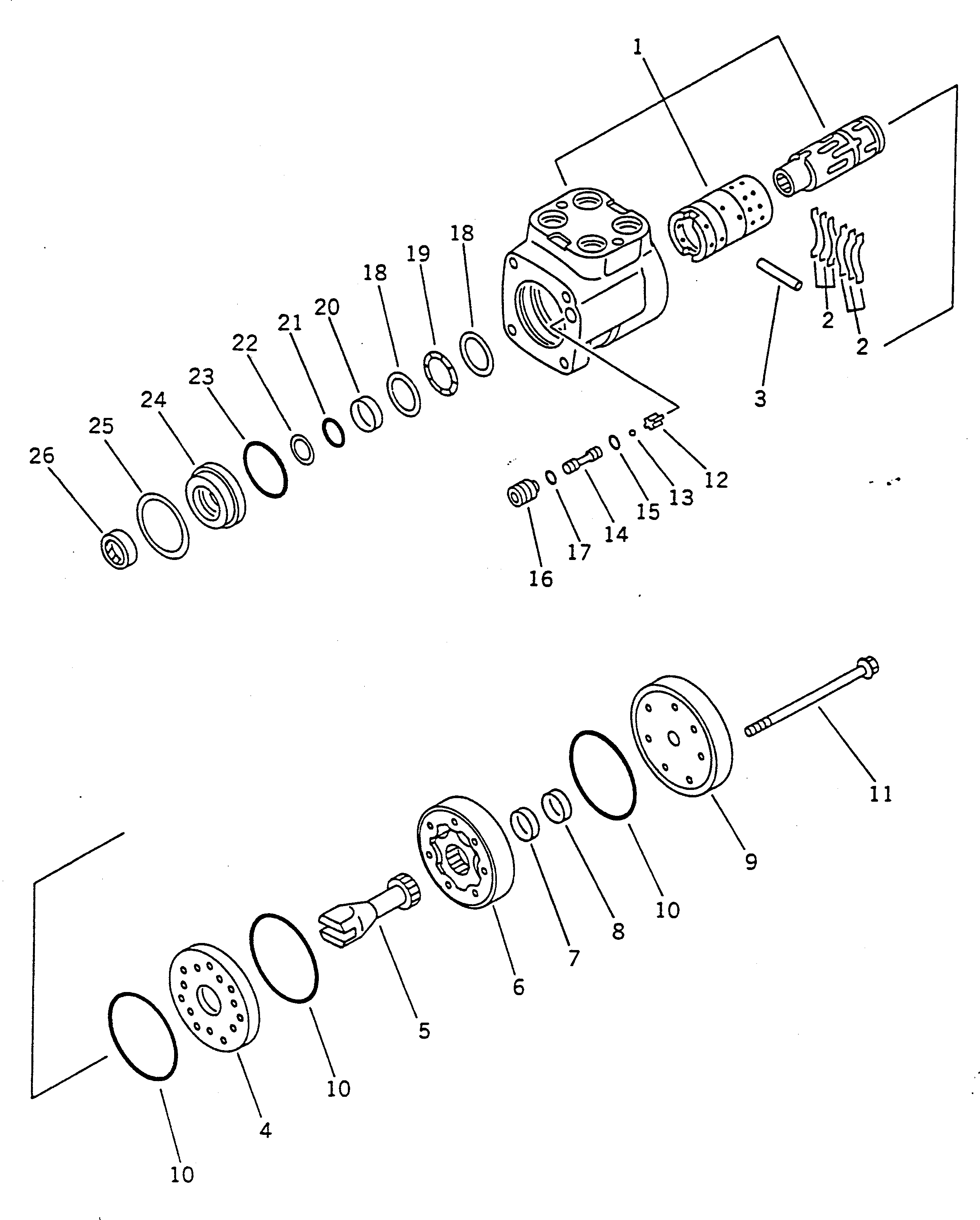 STEERING VALVE ASS'Y 42A-64-15100 KOMATSU