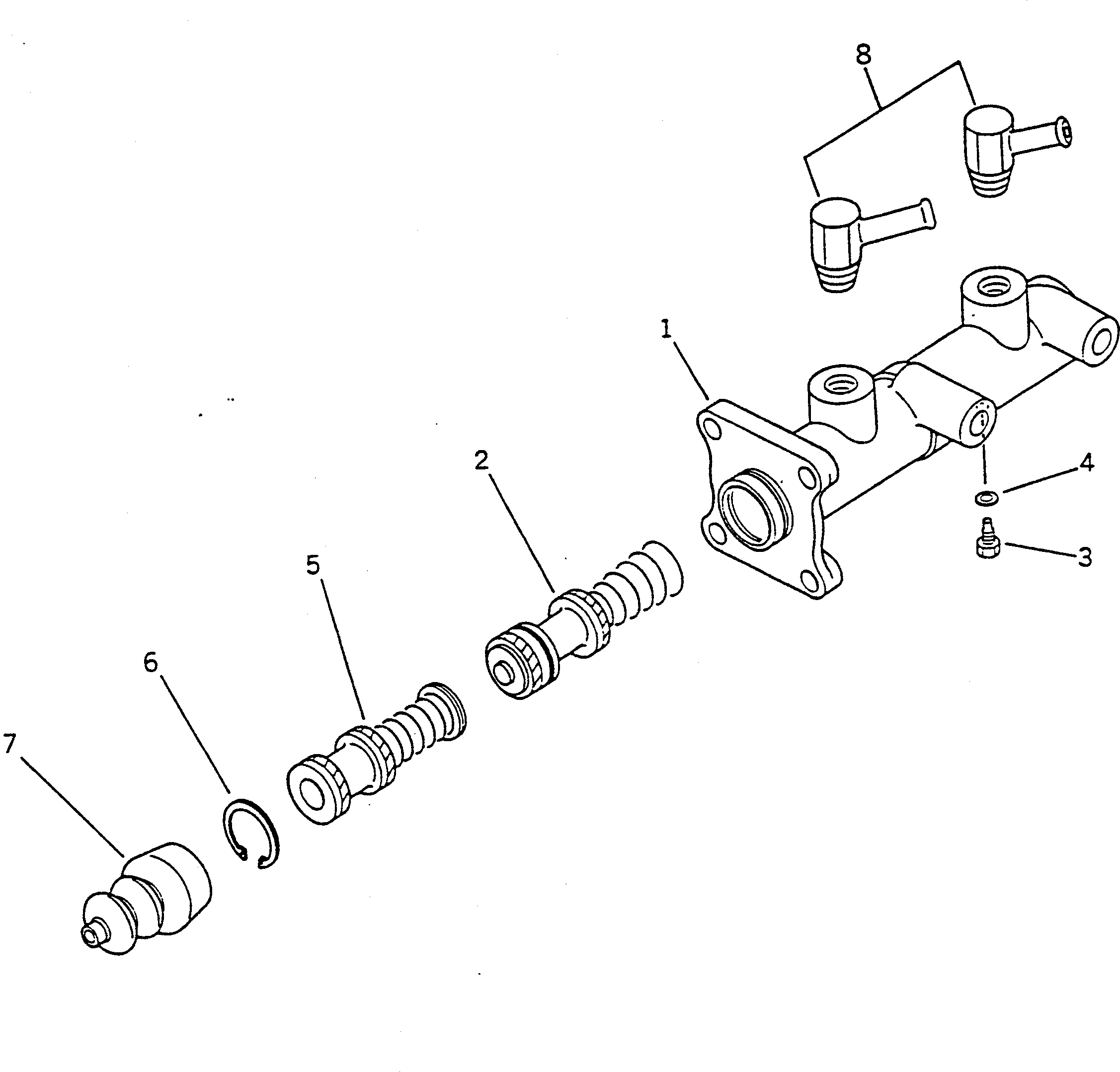 MASTER CYLINDER A. 42A-43-17100 KOMATSU