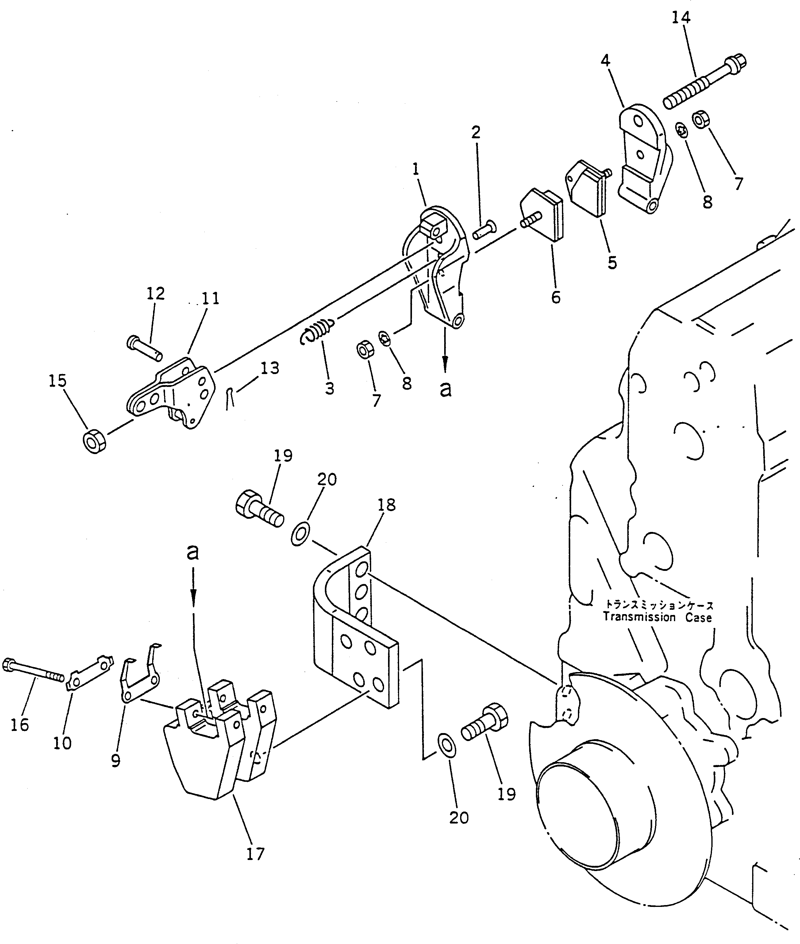 BRAKE PAD ASS'Y 42A-43-05110 KOMATSU