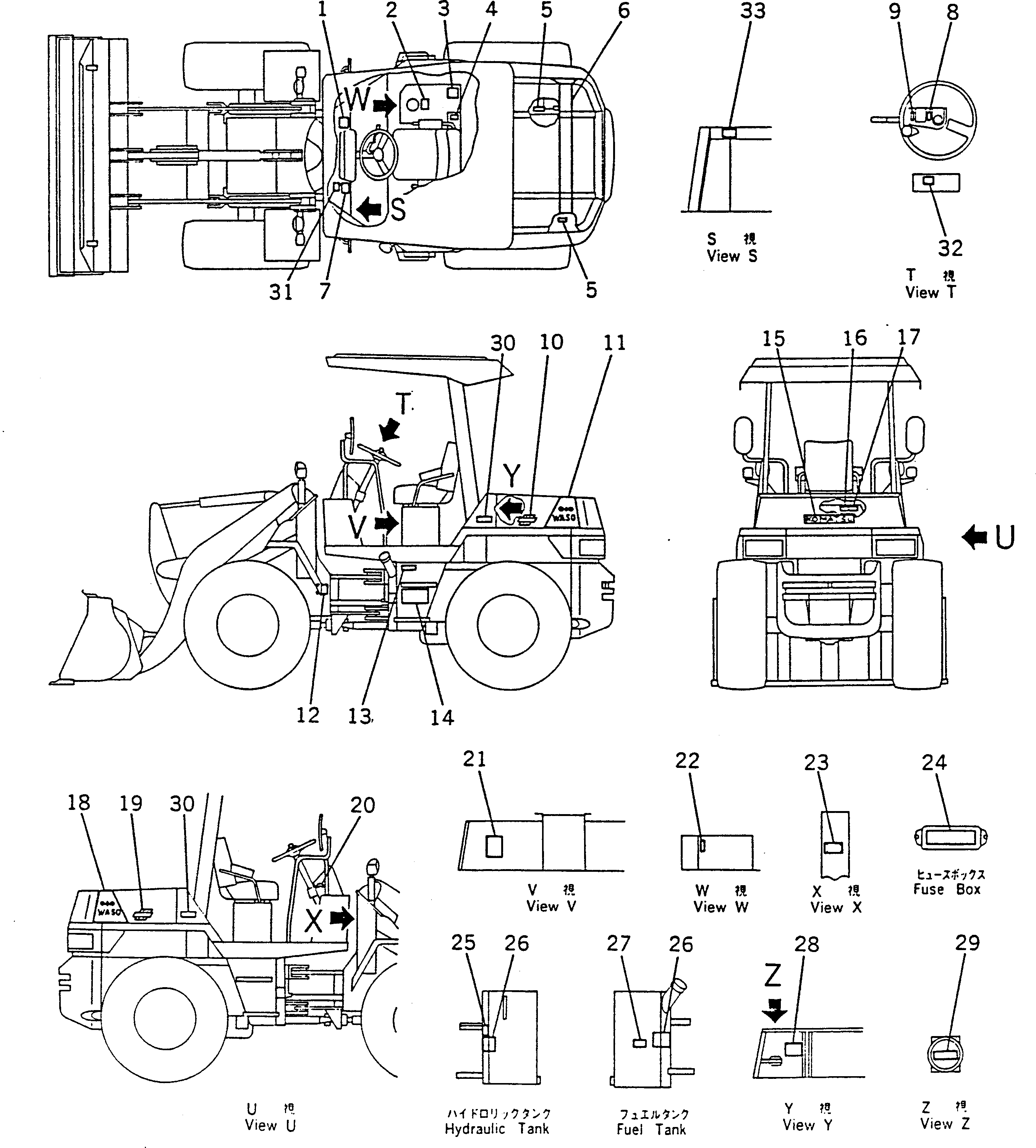 PLATE¤ MARK,SYMBOL 42A-93-11240 KOMATSU
