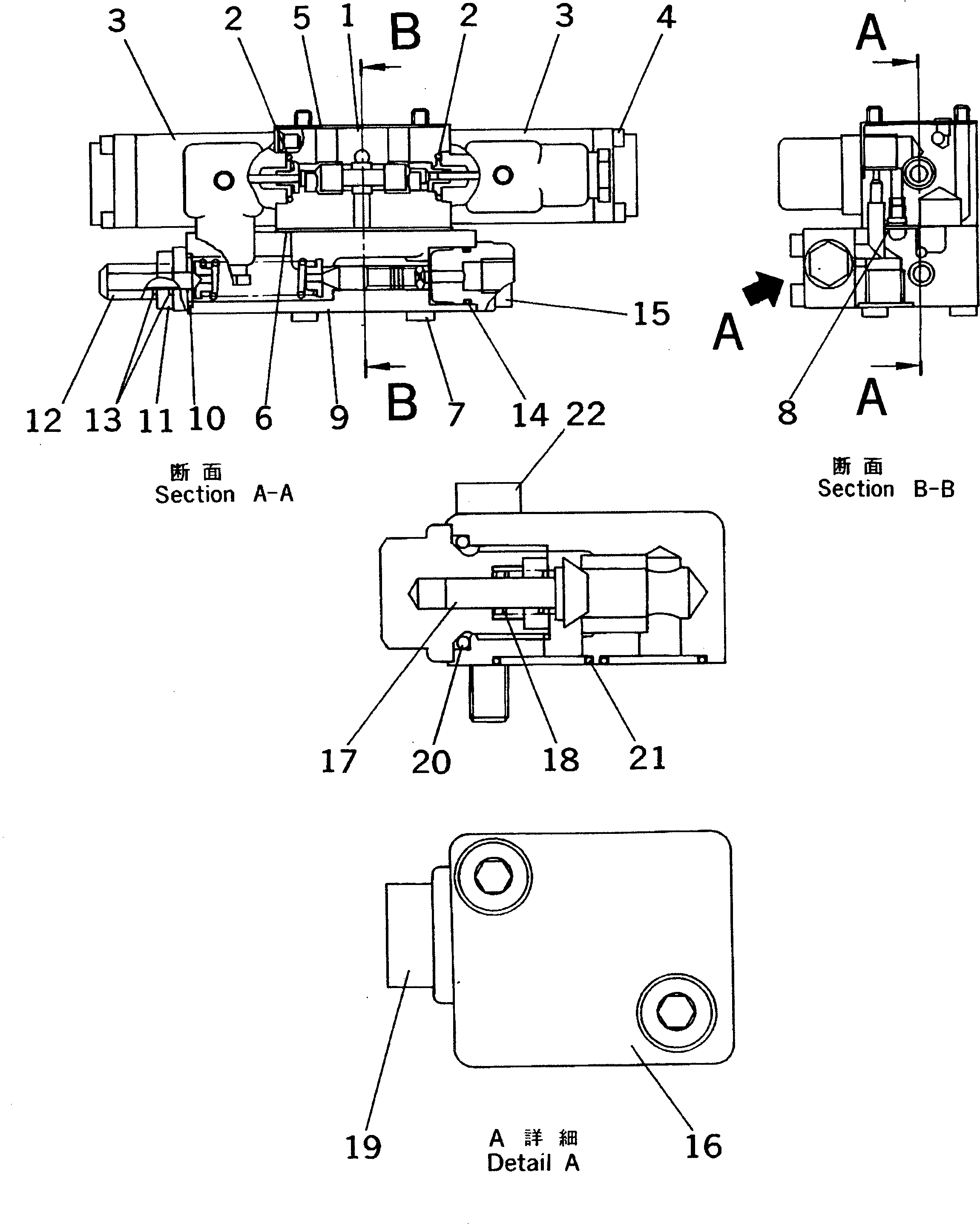 VALVE ASS'Y,CUT-OFF (\7\UC4100420728) KOMATSU