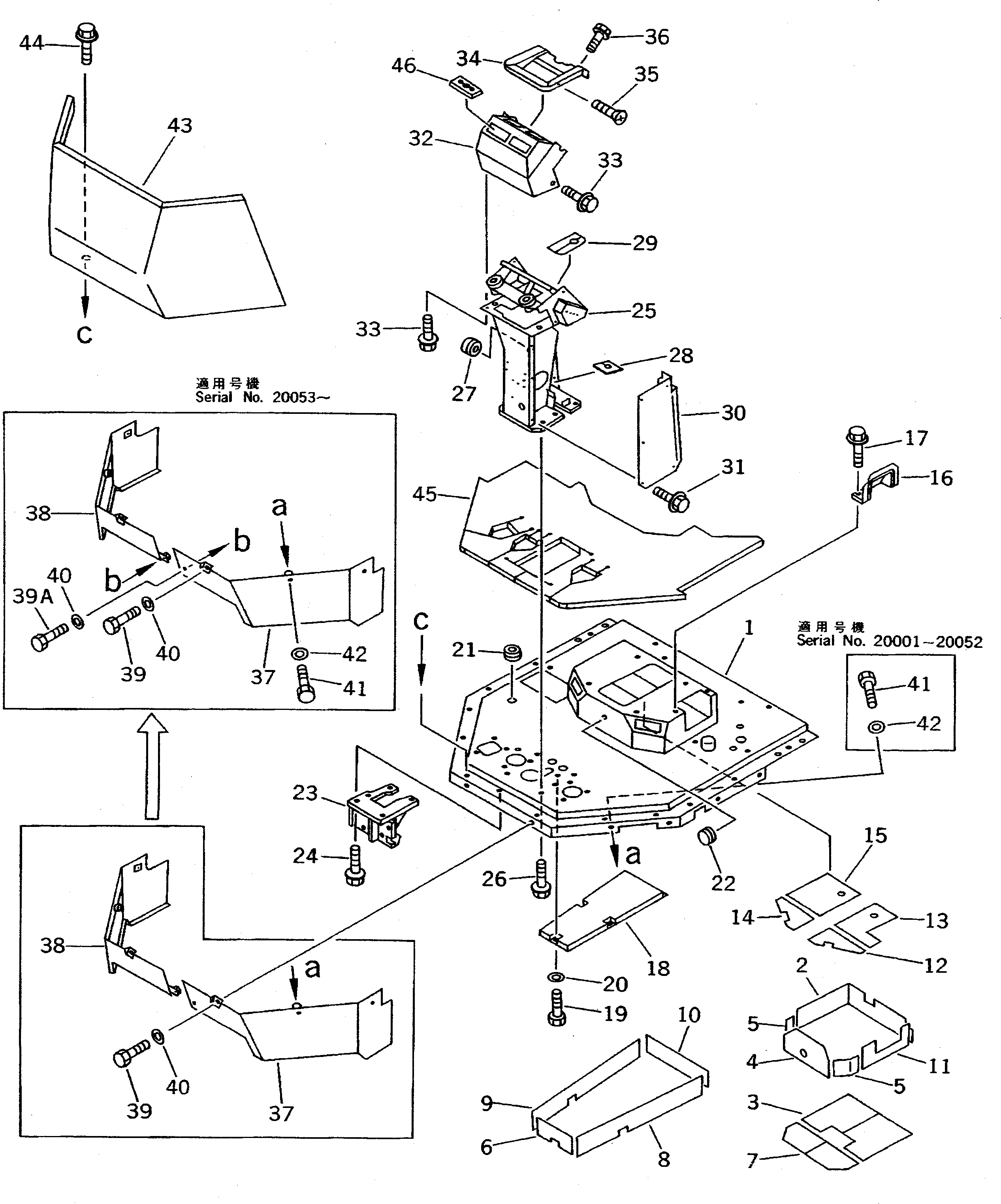 COVER,(FOR INSTRUMENT PANEL COVER) 415-U96-1190 KOMATSU