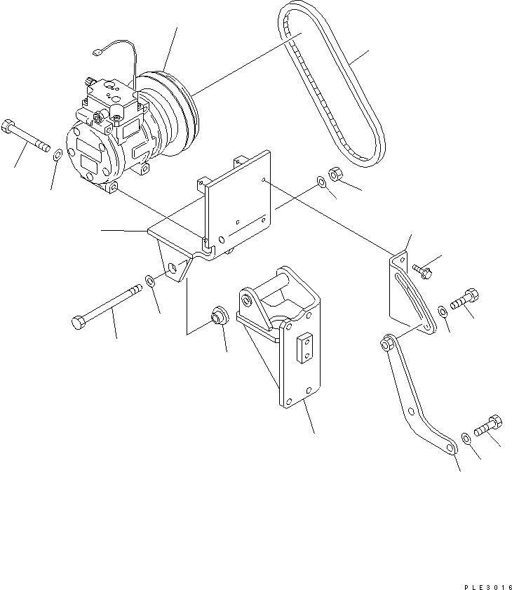 PLATE,ADJUST 425-S62-1192 KOMATSU
