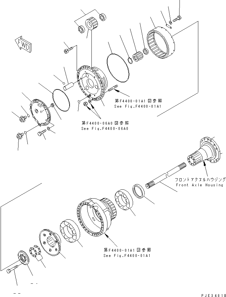 .FINAL DRIVE ASS'Y (425-22-24050) KOMATSU