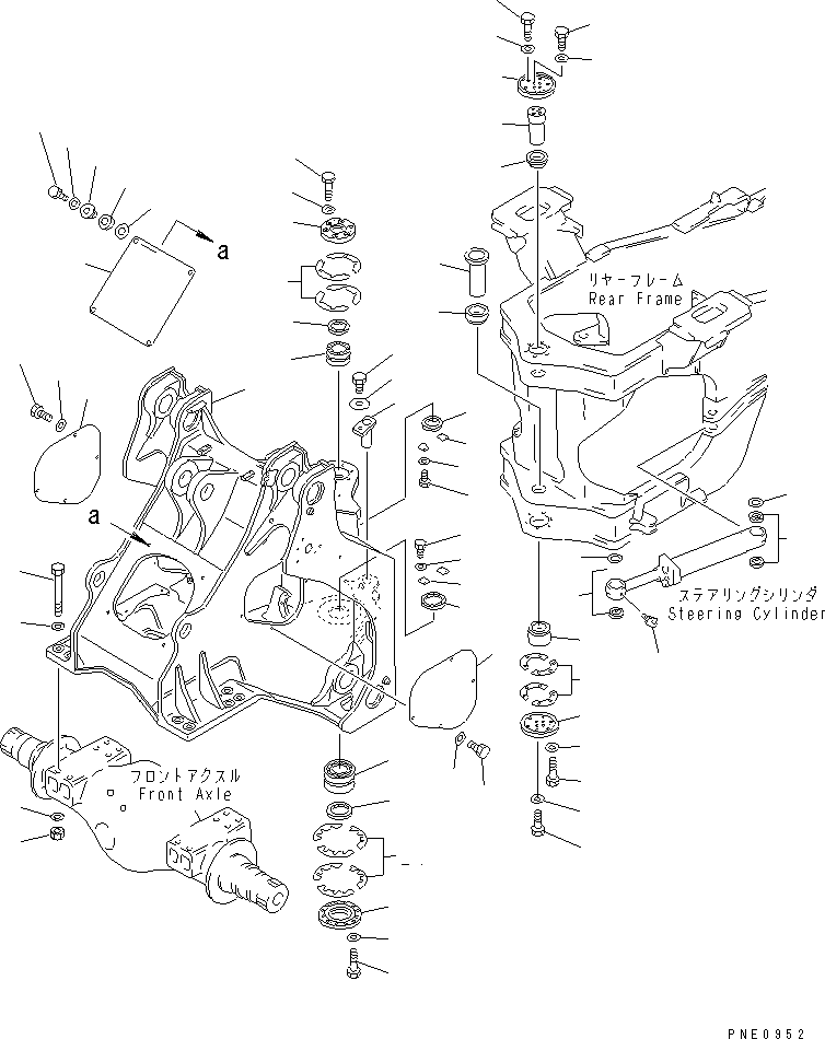 FRAME,FRONT (FOR AUTO GREASE) 426-S95-1810 KOMATSU