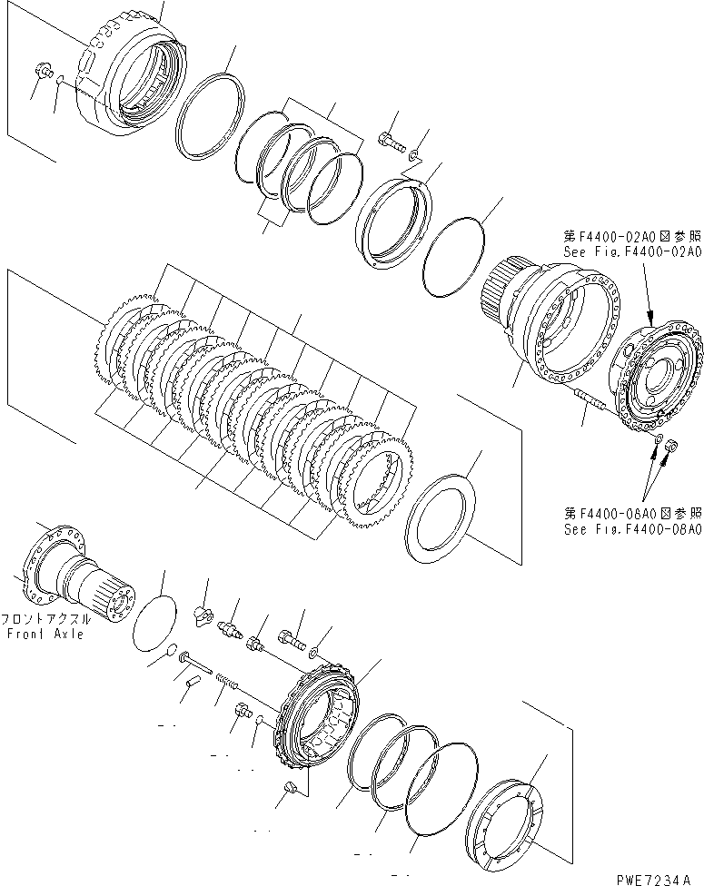 FINAL DRIVE ASS'Y,WITH BRAKE (426-22-24001) KOMATSU