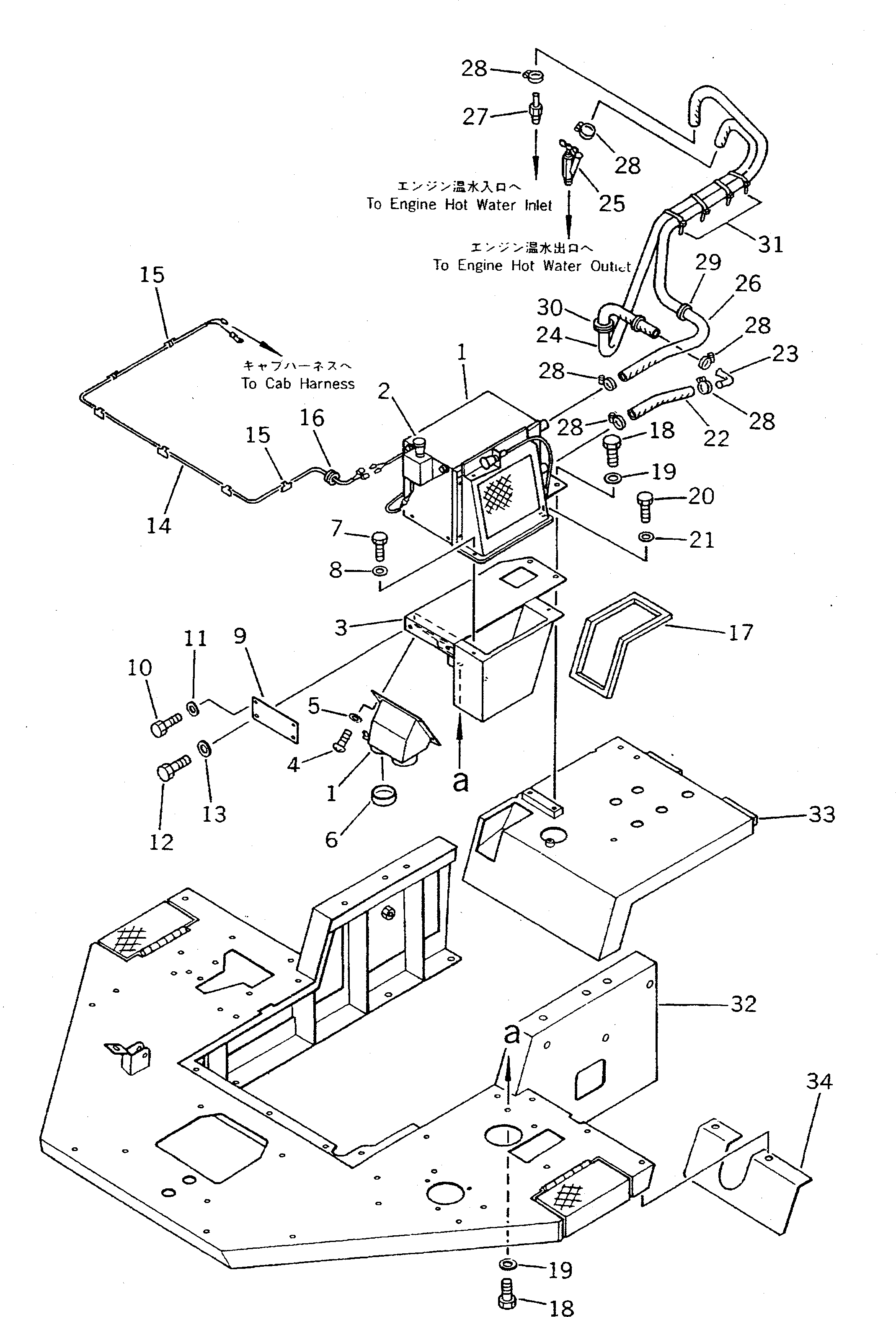 FRAME,FLOOR (MODIFIED PART) 415-943-1651 KOMATSU