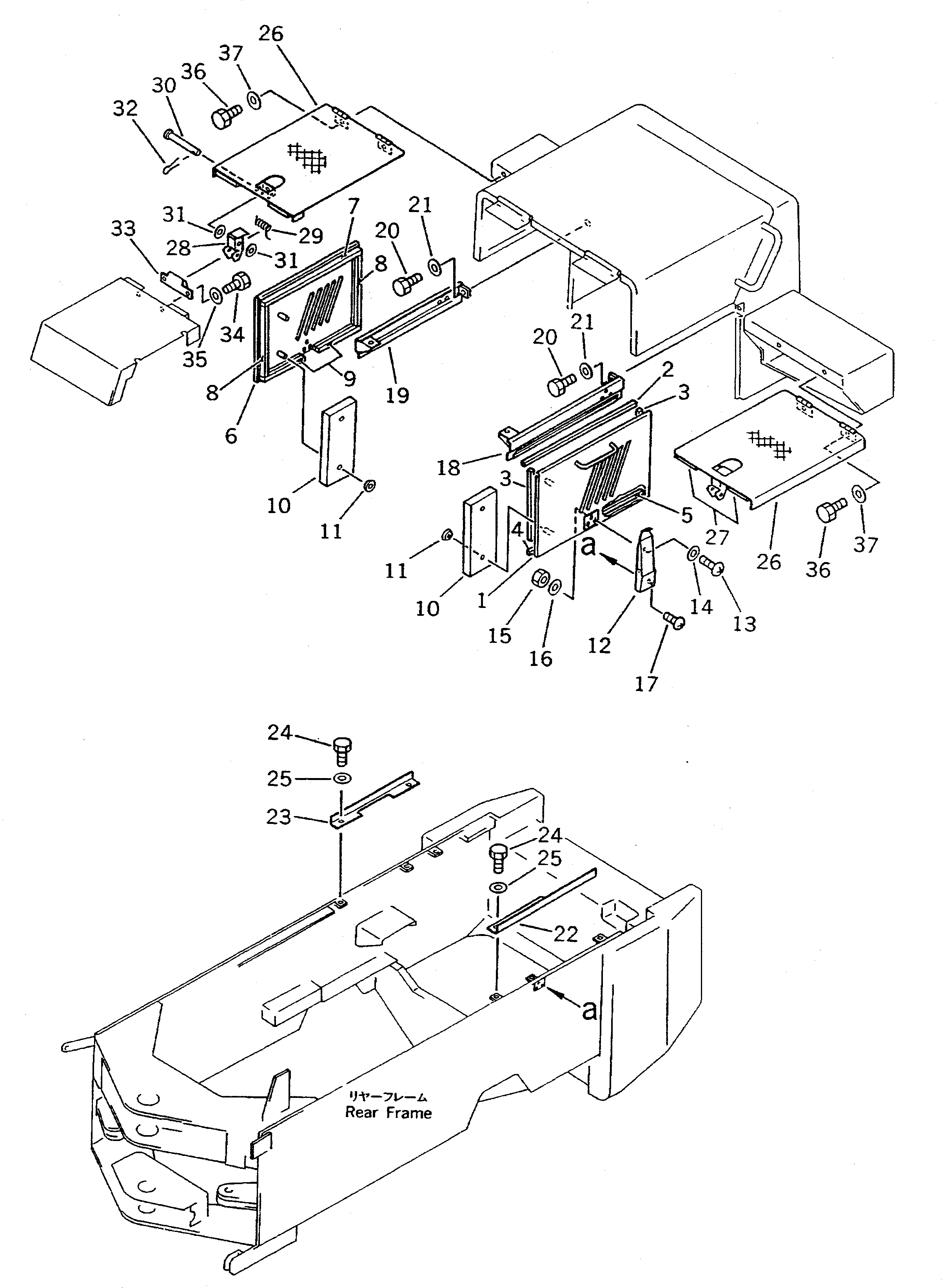 Пластина правая 415-54-11360 KOMATSU