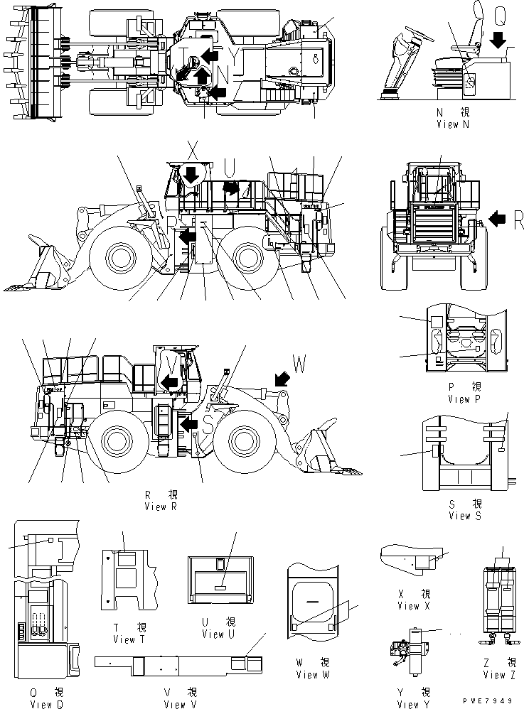 Табличка (ограниченная поставка) 09601-10010 KOMATSU