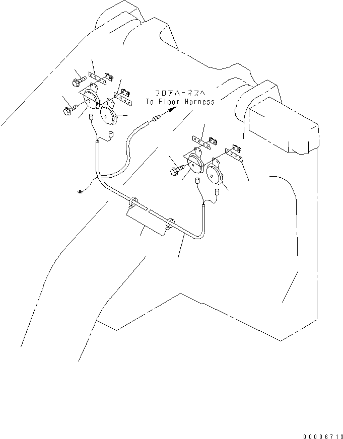 Жгут проводов 427-06-22541 KOMATSU