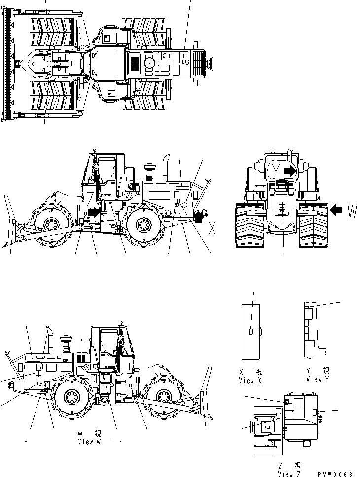 Табличка смазки 41K-93-21130 KOMATSU