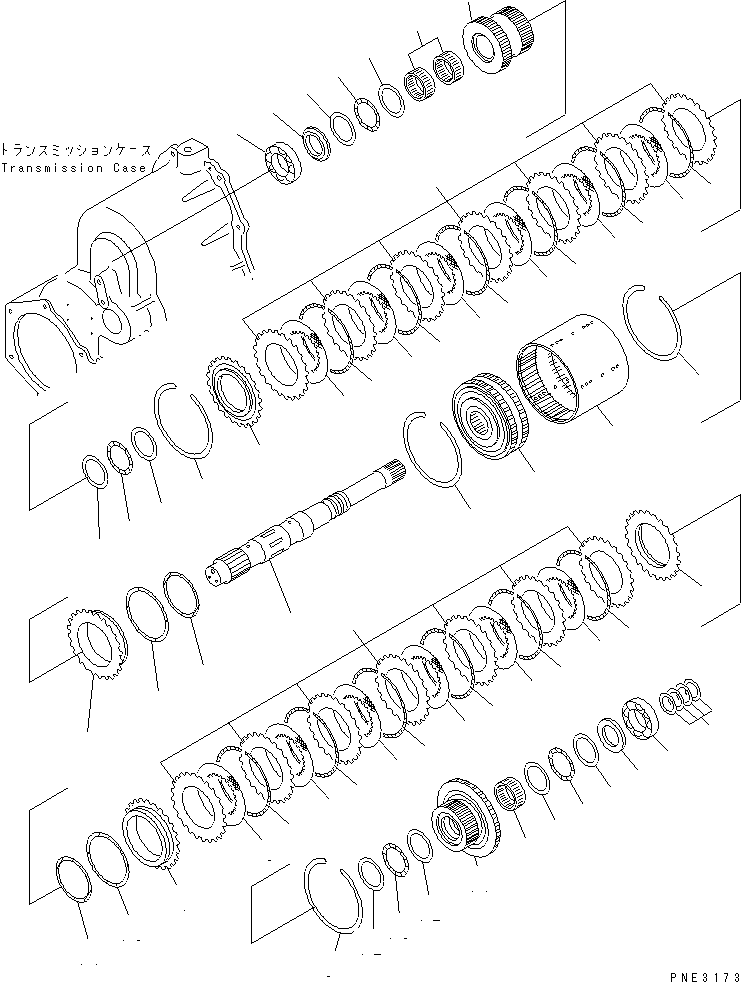 Трансмиссия в сборе (416-15-21080) KOMATSU