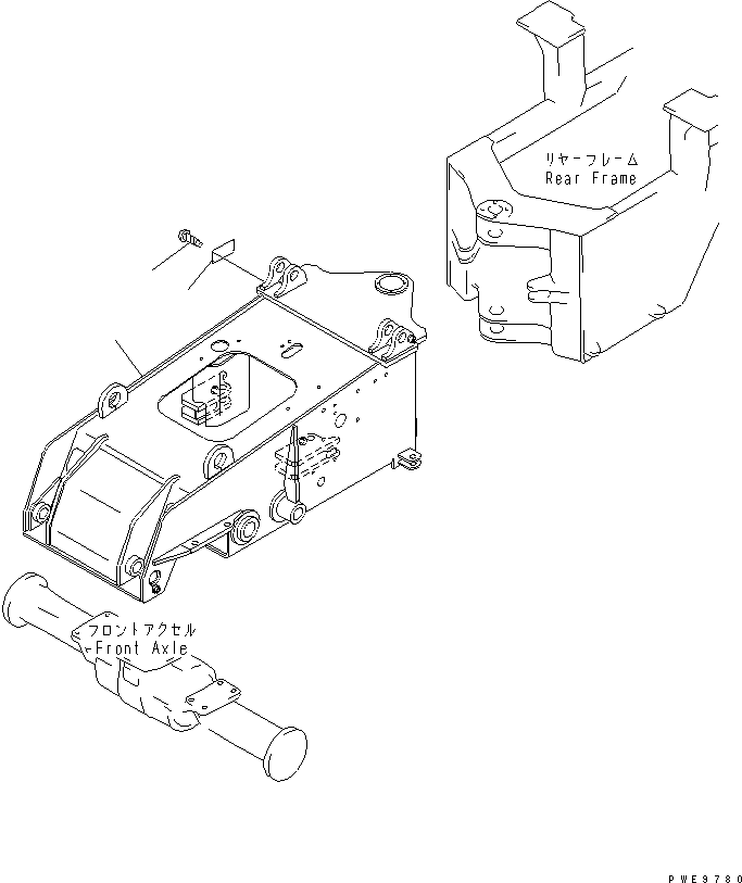 FRAME ASS'Y,FRONT 41H-879-2310 KOMATSU