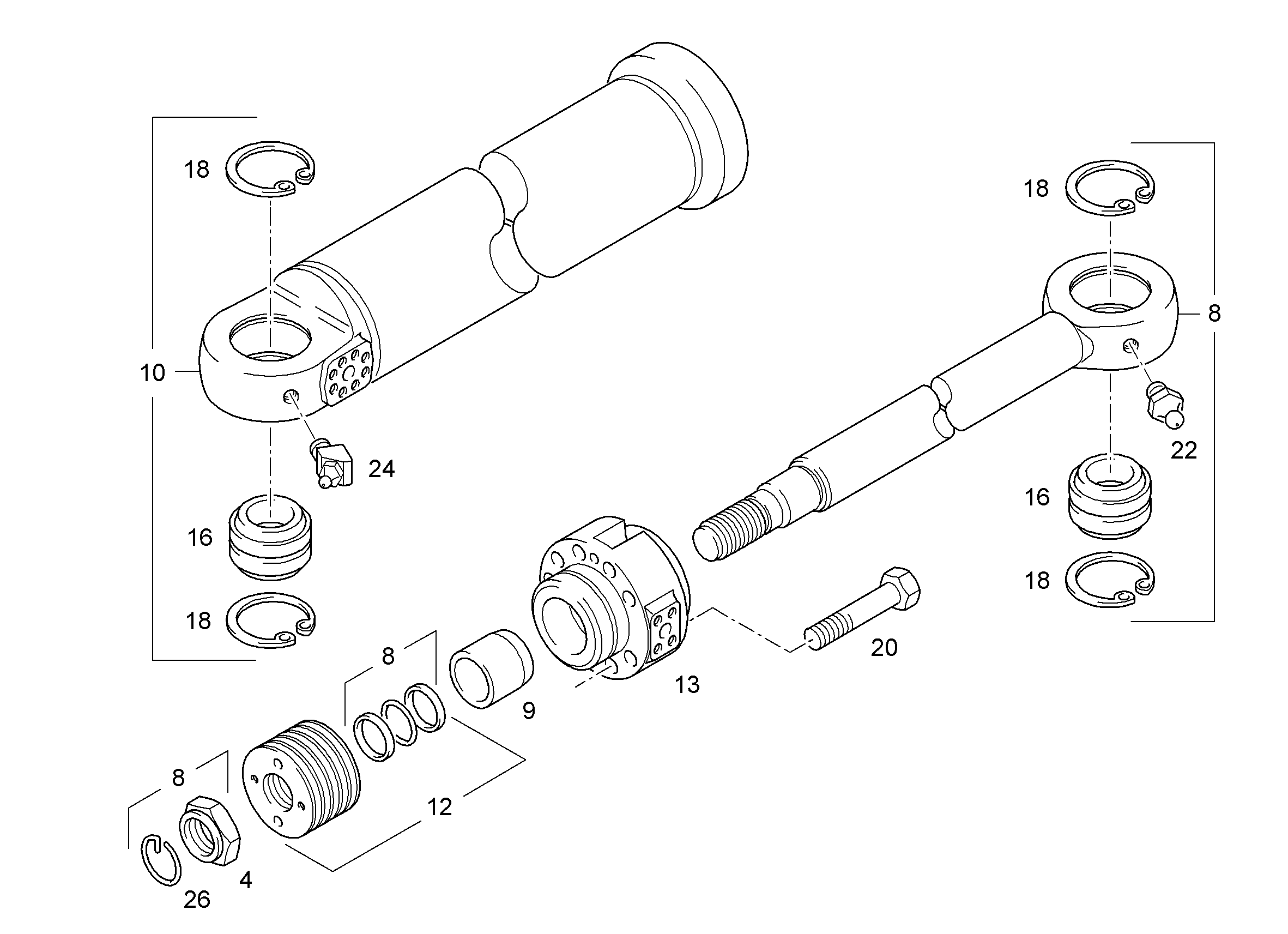 КОЛЬЦО DIN 70951 74 4242024 LIEBHERR