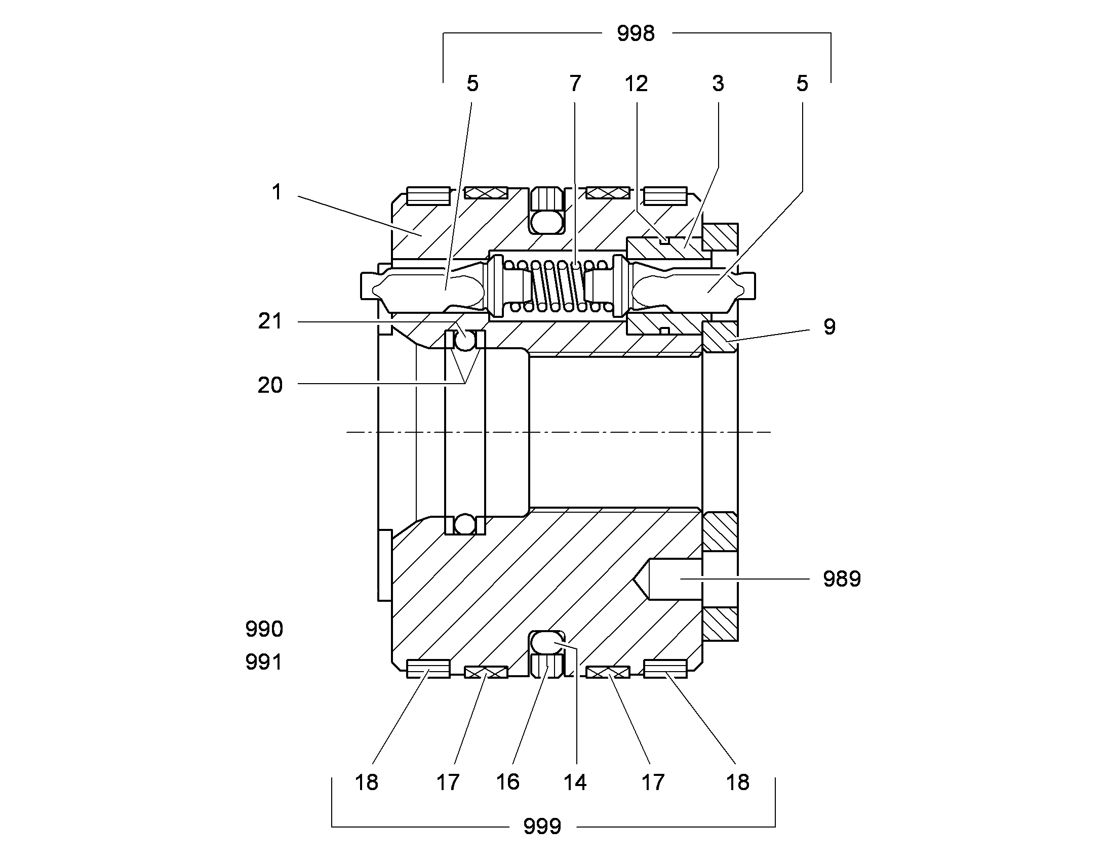 КОЛЬЦО ПОРШНЯ НАПРАВЛЯЮЩЕЕ 110X105X9,7 7003380 LIEBHERR