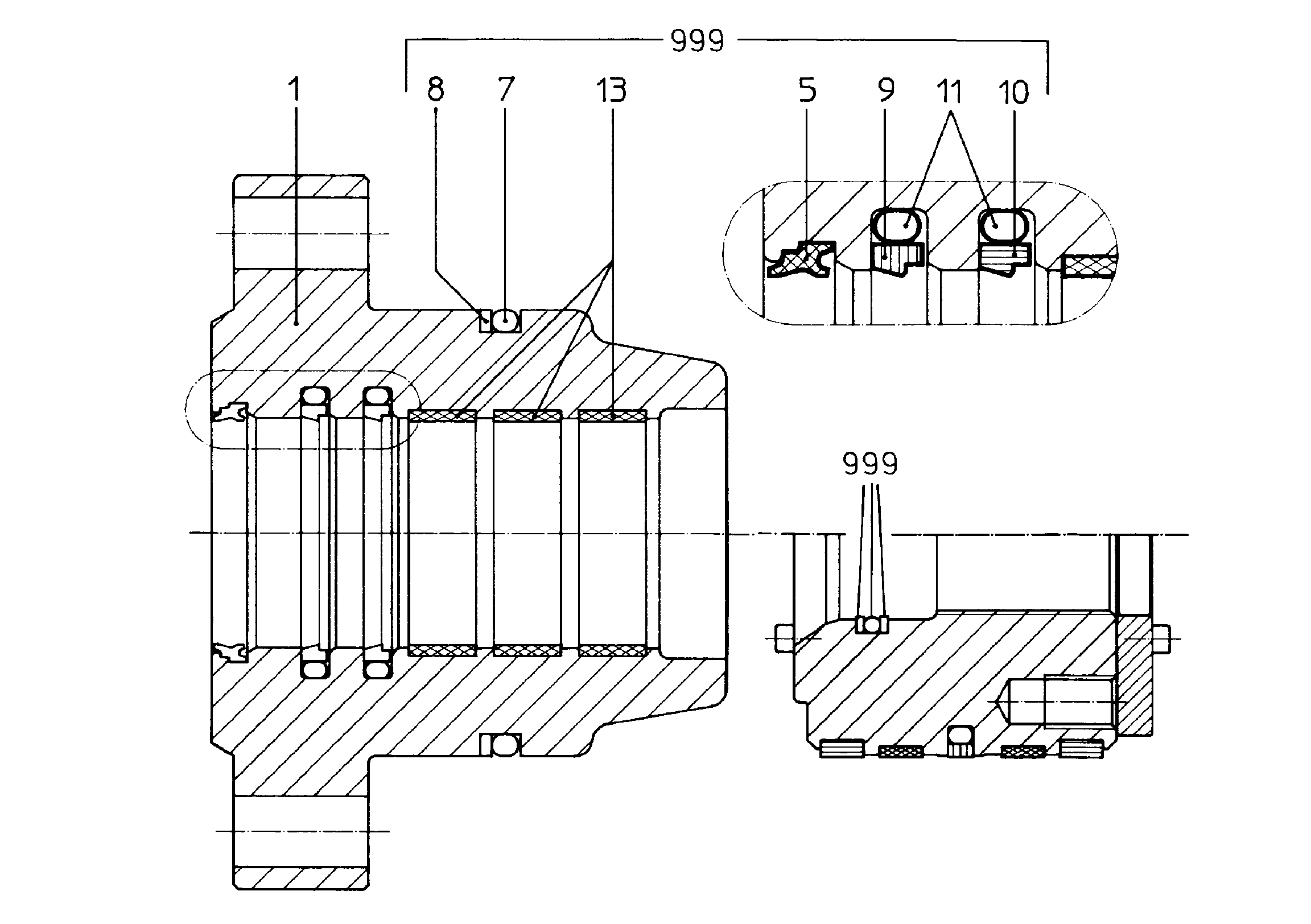 КОЛЬЦО СПИРАЛЬНОЕ 25GF 119,8X130X2 5107478 LIEBHERR