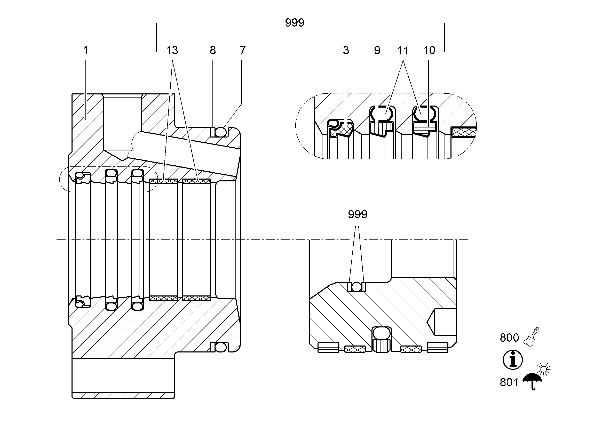 УПЛОТНИТЕЛЬНОЕ КОЛЬЦО 138X6 10008232 LIEBHERR