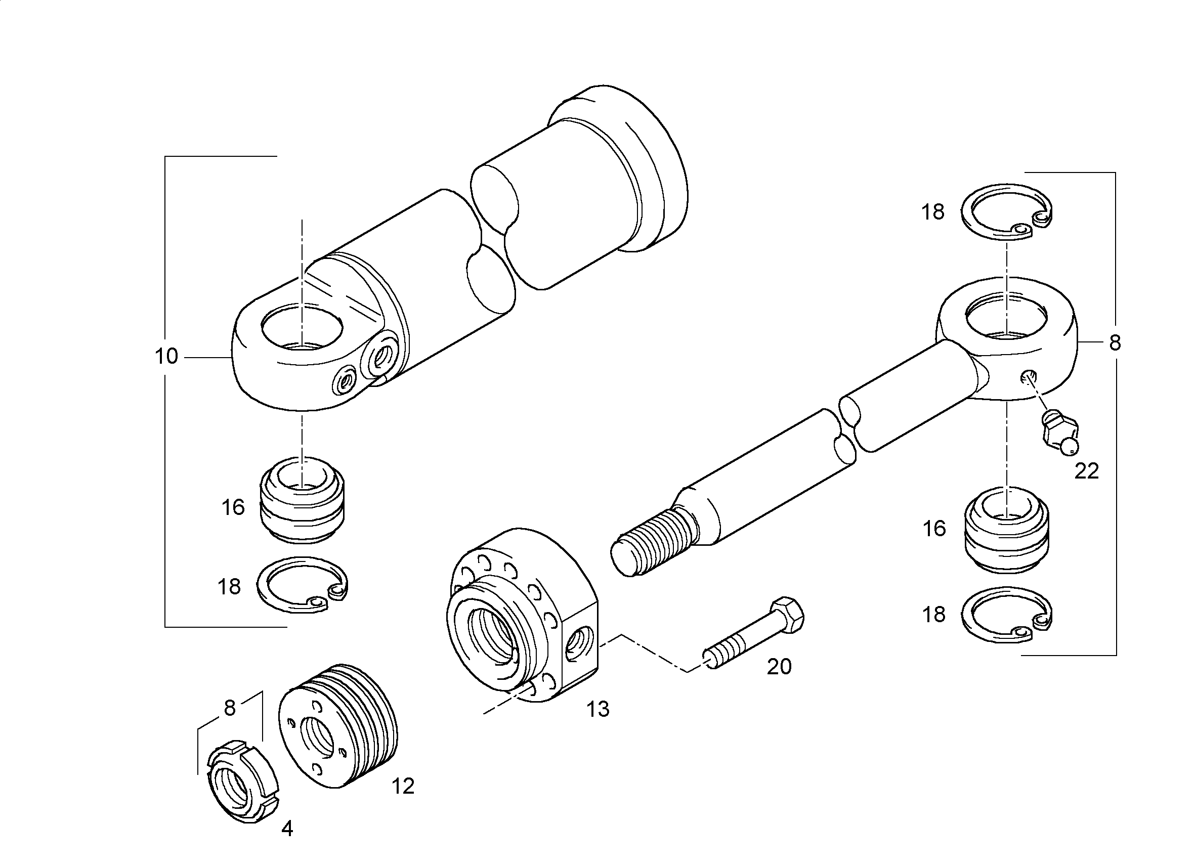 СТОПОРНОЕ КОЛЬЦО DIN 472 68 4281010 LIEBHERR